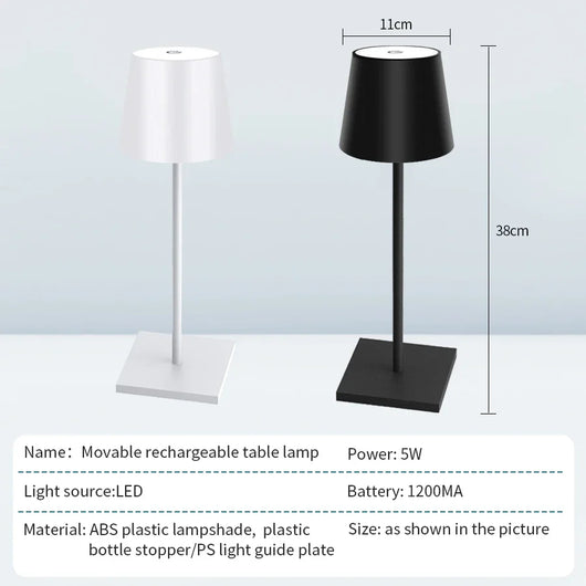 Lumora Cordless Table Lamp — Dimmable Ambiance Light