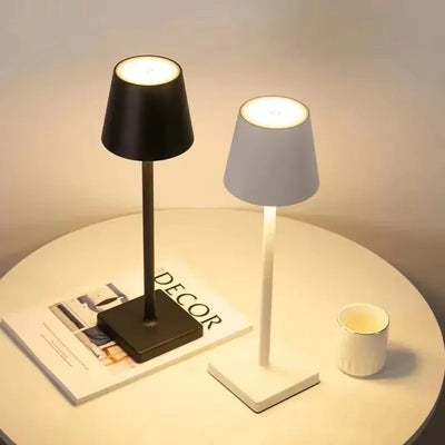 LED Desk Lamp Rechargeable Table Lamp 3 Levels Dimmable Bar Restaurant Ambiance Wireless Touch Lamps Waterproof Led Lights