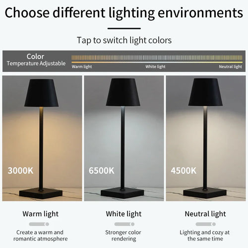 Lumora Cordless Table Lamp — Dimmable Ambiance Light